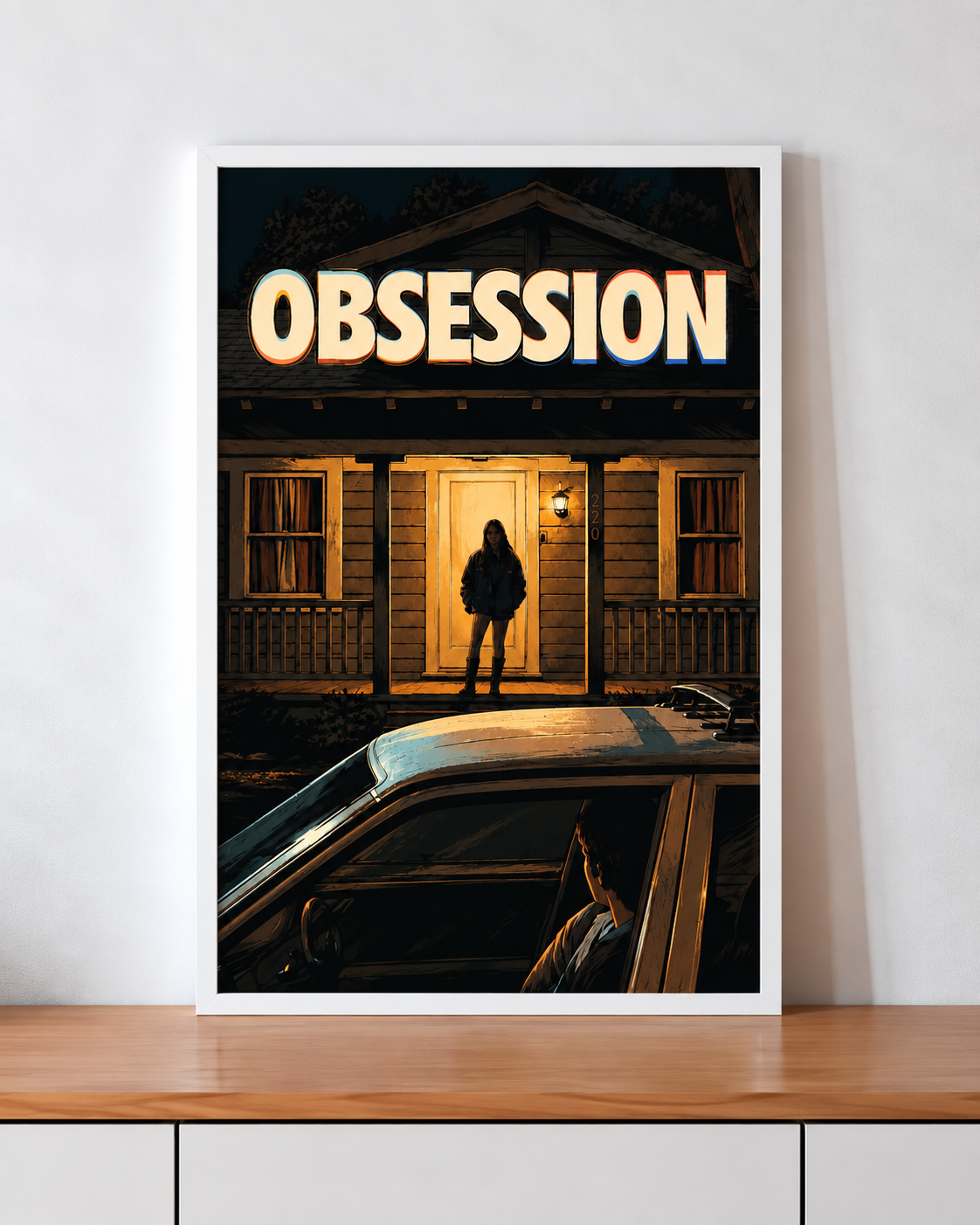 Obsession Movie Poster with Frame