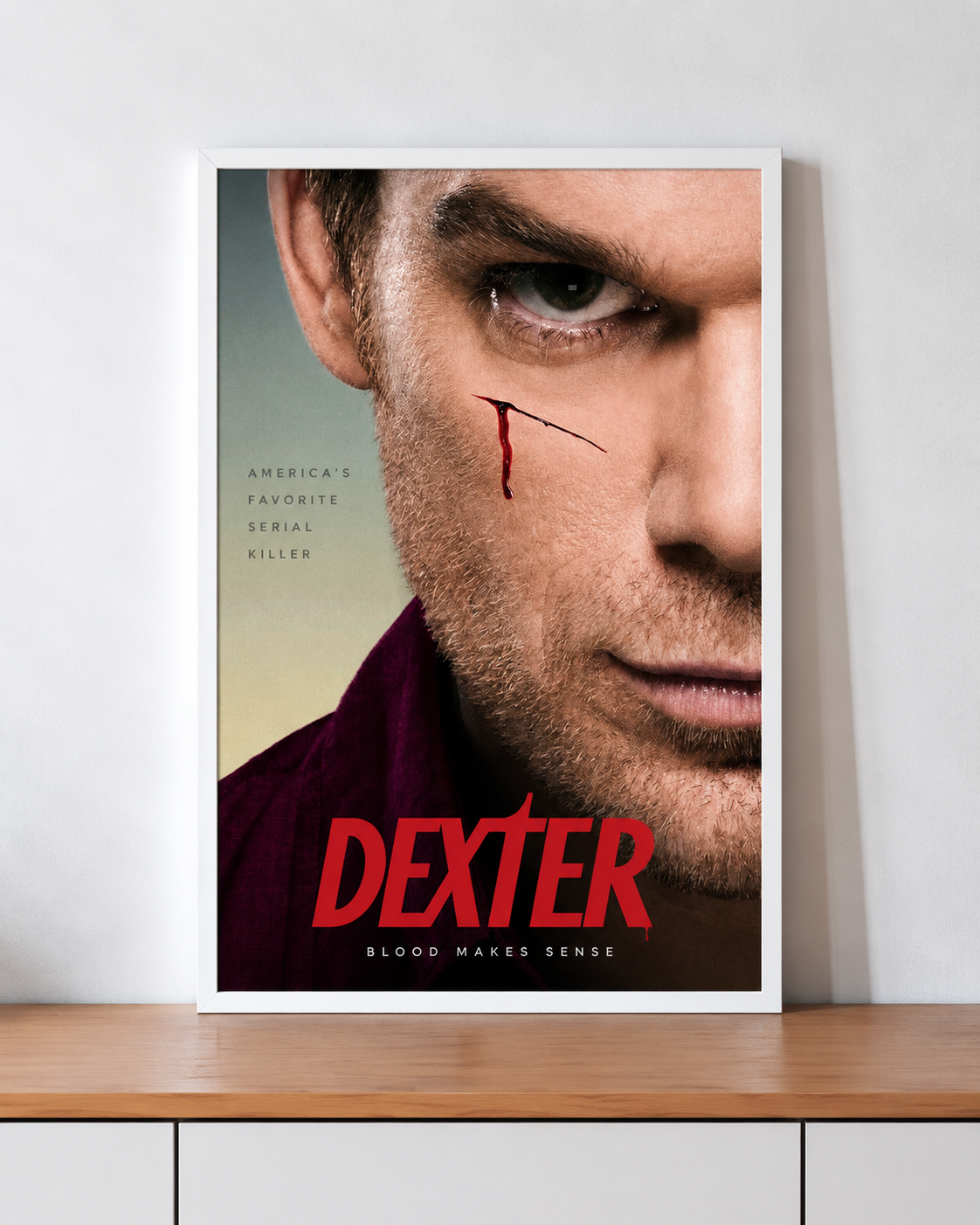 Dexter TV show Poster with Frame