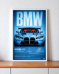 BMW M4 Poster